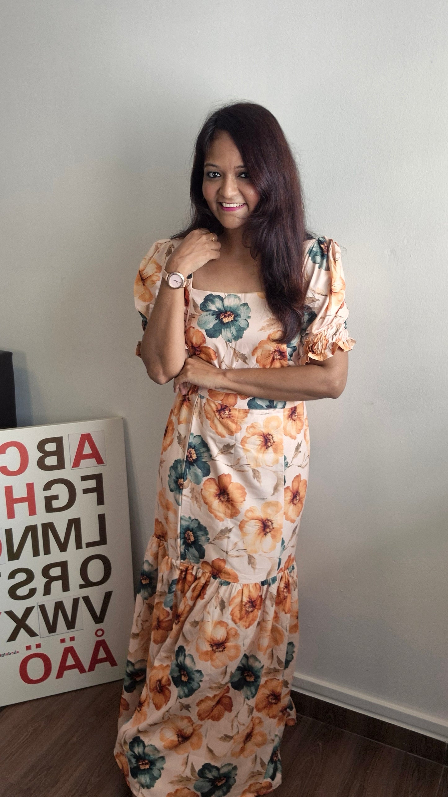 Floral Smocked Co-ord Set