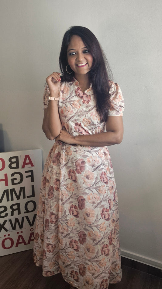 Hakoba Elegance Belted Midi