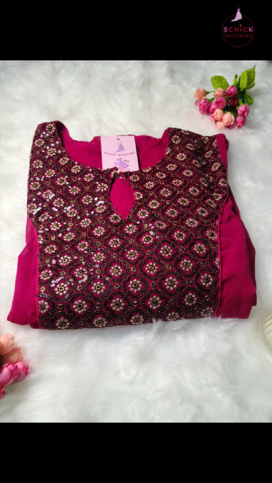 Zehra – Dark Pink Kurti