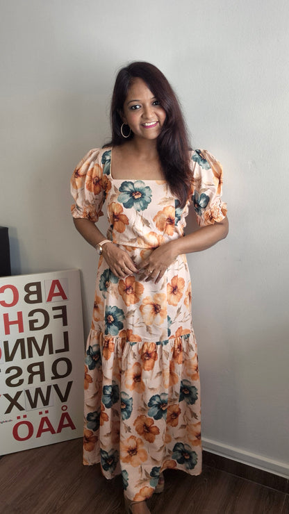 Floral Smocked Co-ord Set