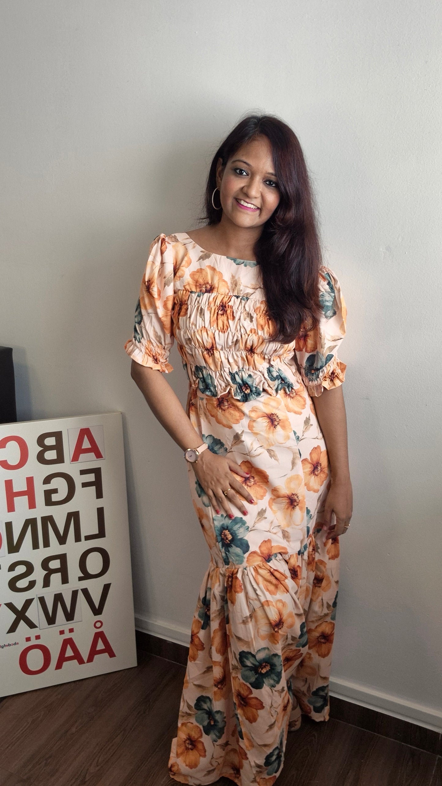 Floral Smocked Co-ord Set
