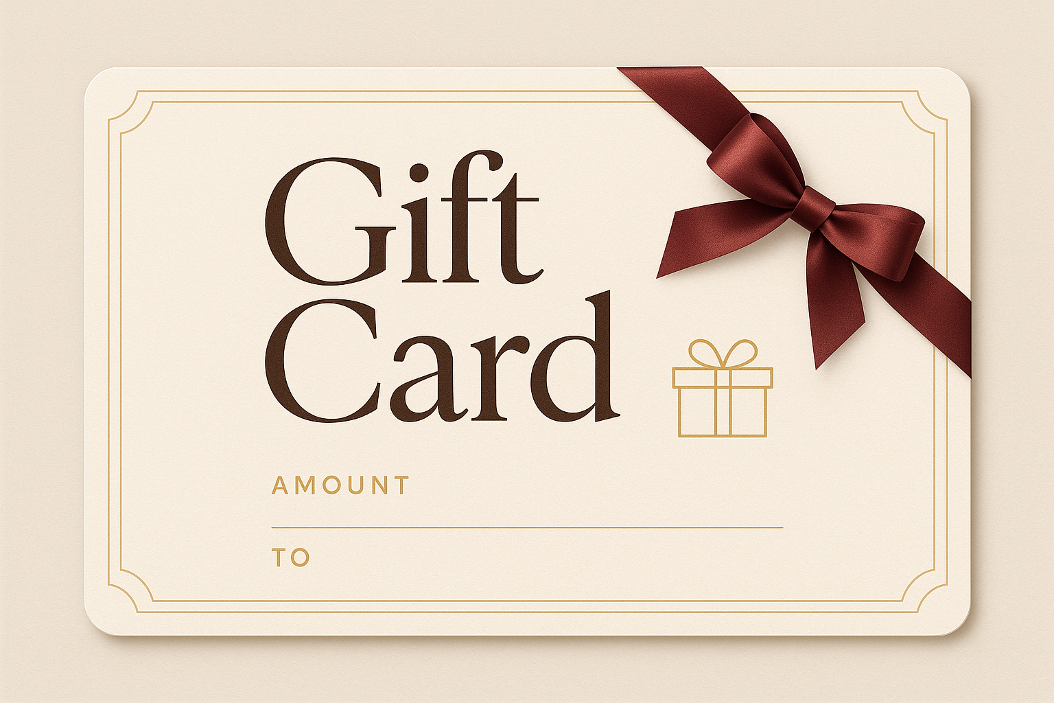 I want an image which depicts a gift card option