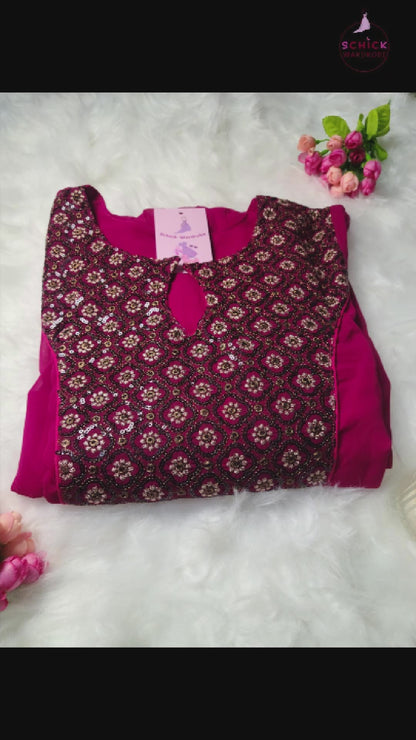 Zehra – Dark Pink Kurti