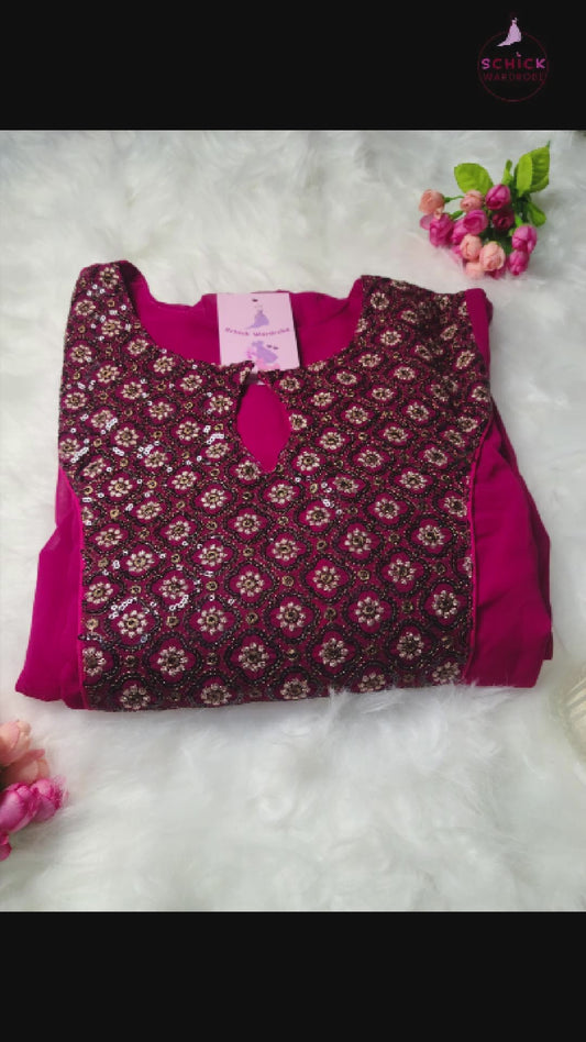 Zehra – Dark Pink Kurti